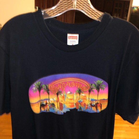 Rare supreme Egypt tee. Color is navy blue - Picture 1 of 1